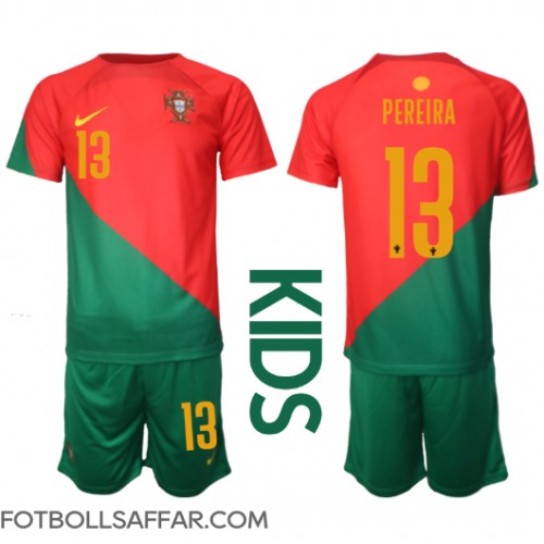 Portugal Danilo Pereira #13 Hemmadräkt Barn VM 2022 Kortärmad (+ Korta byxor)